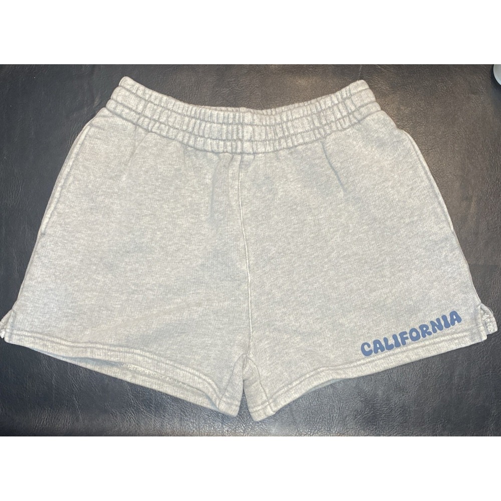 OLI & HALI  Gray Heavy Weight fleece Sweat Shorts Athletic, Lounge  Women's Med.